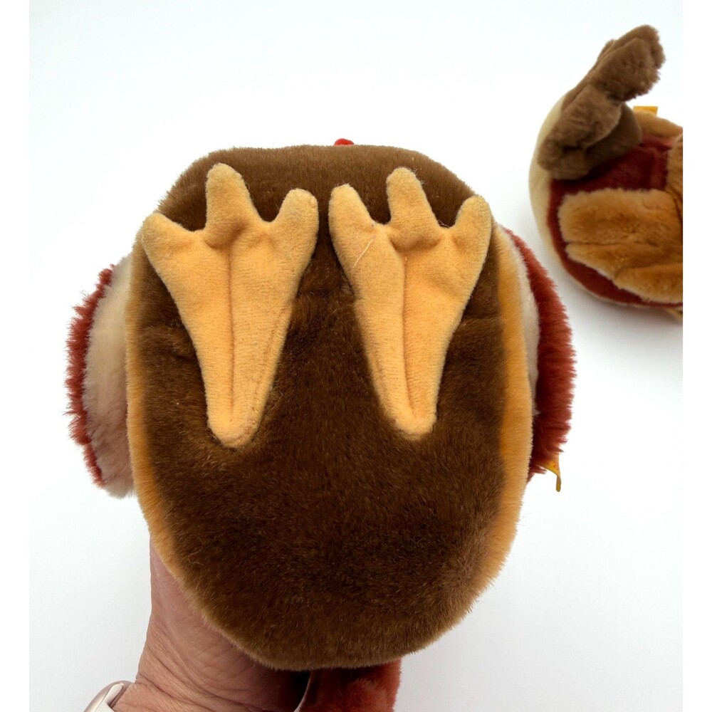 Vintage Steiff Rooster and Hen Stuffed Animals - Picture 9 of 16
